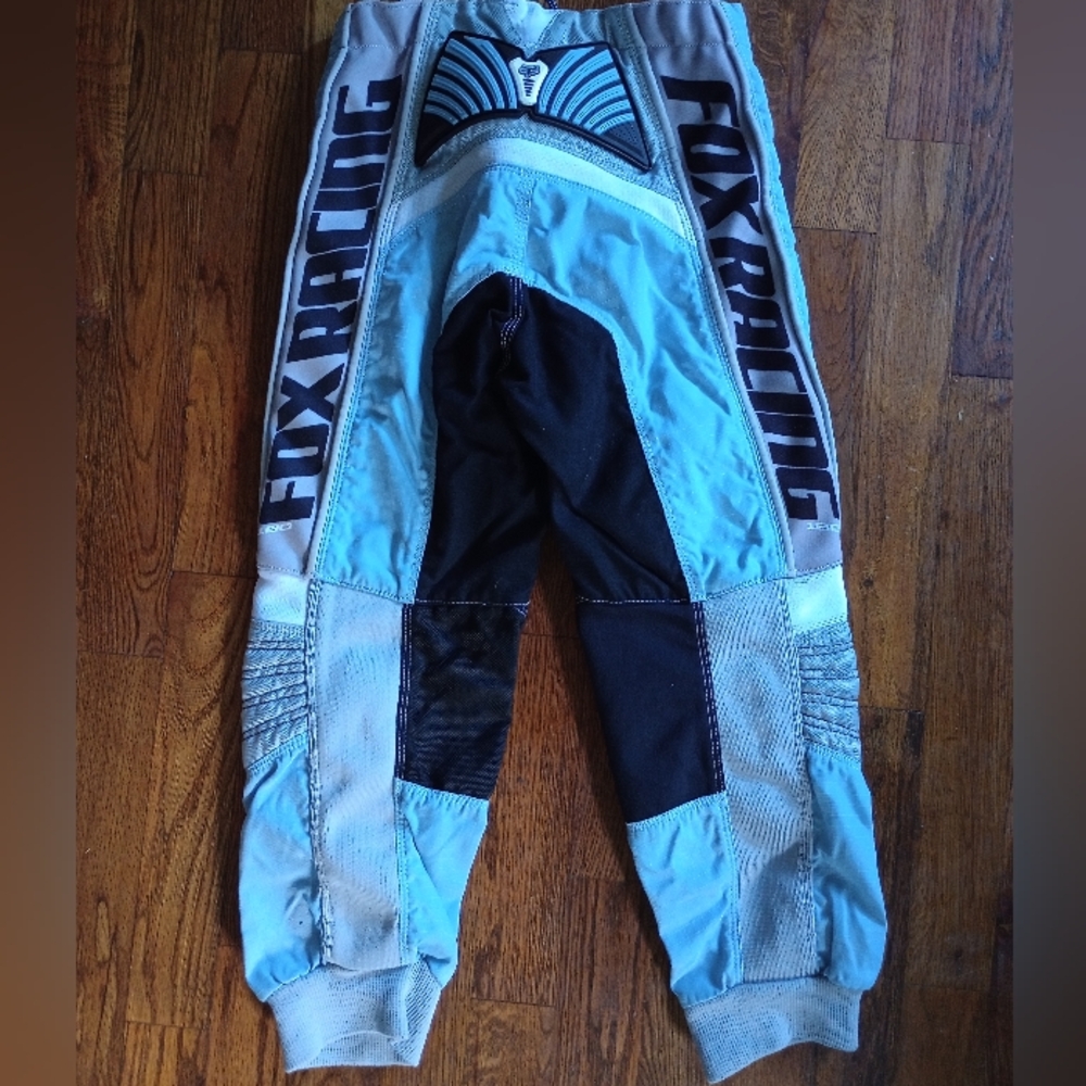 Kids Blue Racing Pants - Picture 4 of 7